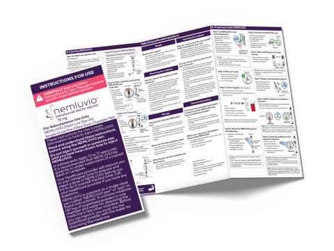 NEMLUVIO® (nemolizumab-ilto) Instructions for Use leaflet.