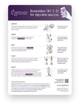 NEMLUVIO® (nemolizumab-ilto) injection support guide